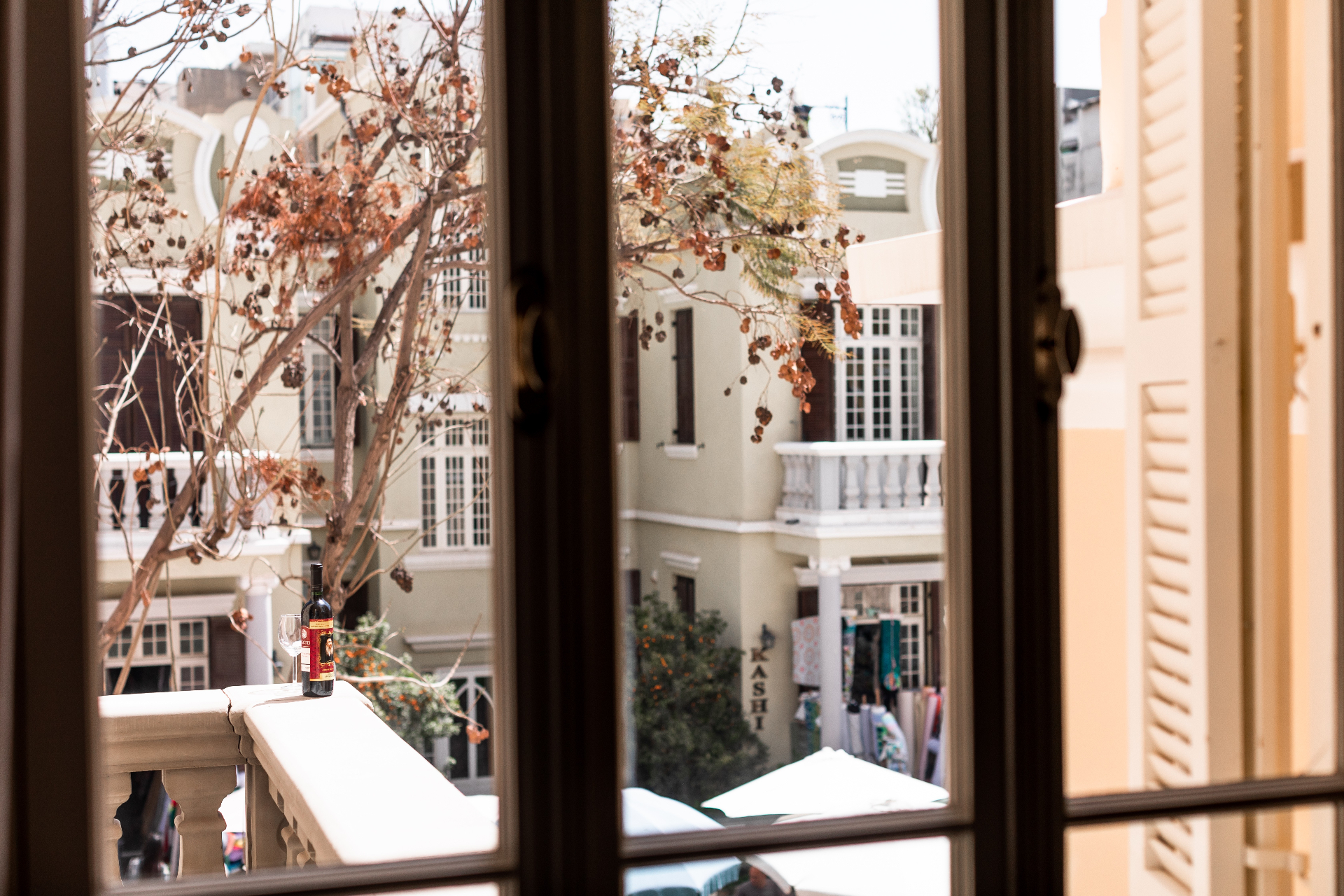 View from apartment window